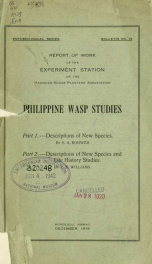Report of work of the Experiment Station of the Hawaiian Sugar Planters' Association no. 14_cover