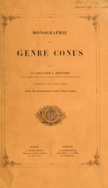 Monographie du genre Conus_cover