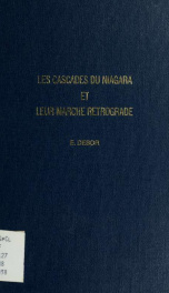 Les cascades du Niagara et leur marce rétrograde_cover