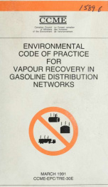 Environmental code of practice for vapour recovery in gasoline distribution networks_cover