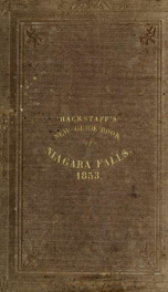 Hackstaff's new guide book of Niagara Falls : illustrated with a new map and views of the falls_cover