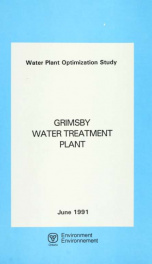 Grimsby Water Treatment Plant 1991_cover