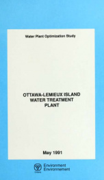 Ottawa-Lemieux Island Water Treatment Plant, 1991 1991_cover