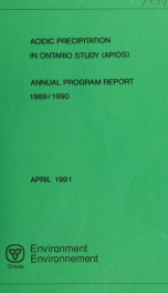 Annual program report, 1990 1990_cover