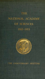 A history of the first half-century of the National Academy of Sciences, 1863-1913_cover