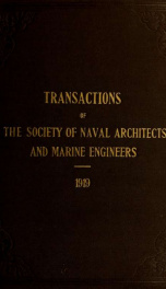 Transactions - The Society of Naval Architects and Marine Engineers v. 27 (1919)_cover
