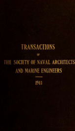Transactions - The Society of Naval Architects and Marine Engineers v. 19 (1911)_cover