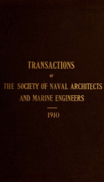 Transactions - The Society of Naval Architects and Marine Engineers v. 18 (1910)_cover