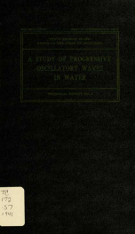A study of progressive oscillatory waves in water_cover