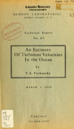 An estimate of turbulent velocities in the ocean_cover