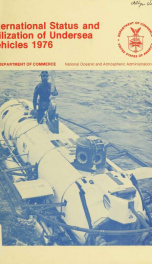International status and utilization of undersea vehicles, 1976_cover