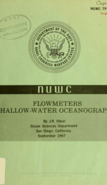 Flowmeters in shallow-water oceanography_cover