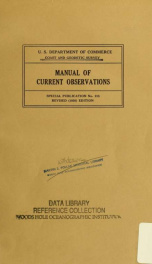 Manual of current observations_cover