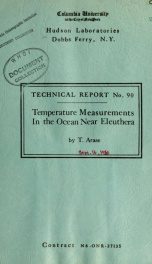 Temperature measurements in the ocean near Eleuthera_cover