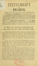 Zeitschrift für Oologie Jahrg. 12 no. 4 Juli 1902_cover