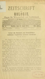 Zeitschrift für Oologie Jahrg. 12 no. 3 Juni 1902_cover