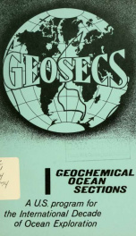 The GEOSECS Program : the objectives, the plan, the benefits_cover