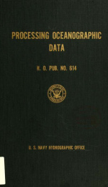 Processing oceanographic data_cover