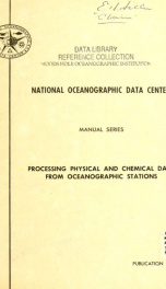 Processing physical and chemical data from oceanographic stations_cover