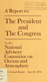 A report to the President and the Congress 1st (1972)_cover