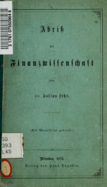 Abriss der Finanzwissenschaft_cover