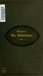 Die Waldrente und ihre nachhaltige Erhöhung_cover