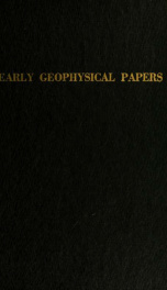 Early geophysical papers of the Society of Exploration Geophysicists_cover