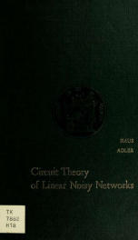 Circuit theory of linear noisy networks_cover