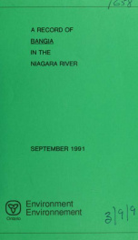 A Record of Bangia in the Niagara River_cover