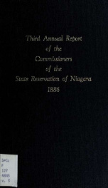 Annual report of the Commissioners of the State Reservation at Niagara 3_cover