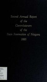 Annual report of the Commissioners of the State Reservation at Niagara 2_cover