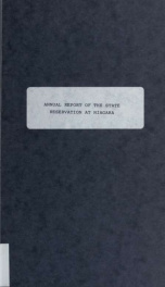 Annual report of the Commissioners of the State Reservation at Niagara 27_cover