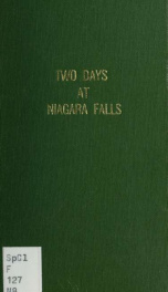 Two days at Niagara Falls. --_cover