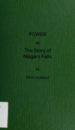 Power : or, The story of Niagara Falls_cover