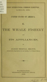 The whale fishery and its appliances_cover