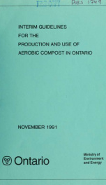 Interim guidelines for the production and use of aerobic compost in Ontario_cover
