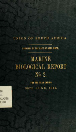 Marine biological report for the year ended ... and the half year ending .. no. 2 (1914)_cover