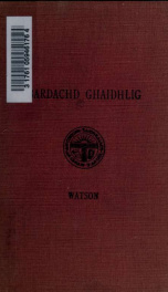 Bardachd Ghaidhlig, : specimens of Gaelic poetry, 1550-1900_cover
