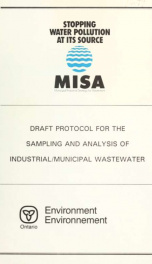 Protocol for the Sampling and Analysis of Industrial/municipal Wastewater 1991_cover