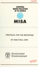 MISA: Protocol for the Reporting of Analytical Data_cover