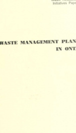 Waste management planning in Ontario_cover