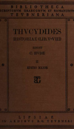 Thucydidis Historiae; iterum recensuit Carolus Hude 2_cover