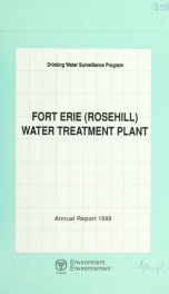 Drinking Water Surveillance Program annual report.  Fort Erie Water Treatment Plant. 1989 1989_cover
