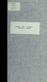 ESTIMATES - ESTIMATED EXPENDITURE OF CANADA TABLED YEARLY BEFORE THE PARLIAMENT, 1901 1901_cover