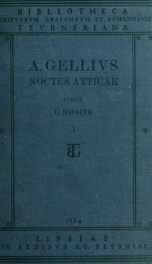 A. Gellii Noctium atticarum libri 20; post Martinum Hertz edidit Carolus Hosius 01_cover