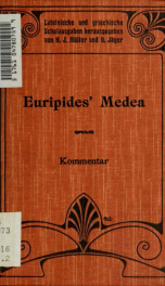 Euripides' Medea; zum Gebrauch für Schüler. Hrsg. von Chr. Muff. Neuer Abdruck 02_cover