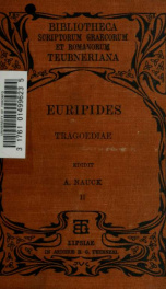 Euripidis Tragoediae, ex recensione Avgvsti Navckii 02_cover