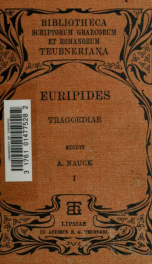 Euripidis Tragoediae, ex recensione Avgvsti Navckii 01_cover