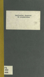 De pronominibus, pars generalis. Edidit Paulus Maas. [In Greek]_cover