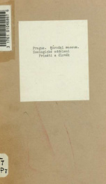 Primati a lovk; výstava podávající pehled adu primatu a osvtlujici vyvoj lovka, jako ivoiného druhu. Autor katalogu: Otakar Stpánek, odborná spolupráce Ludmila Malá, Jan Hanzák_cover